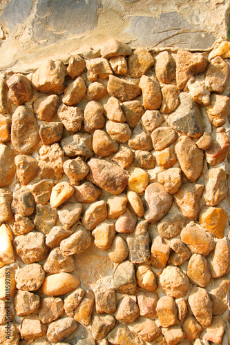 tiny stone decorated on home wall