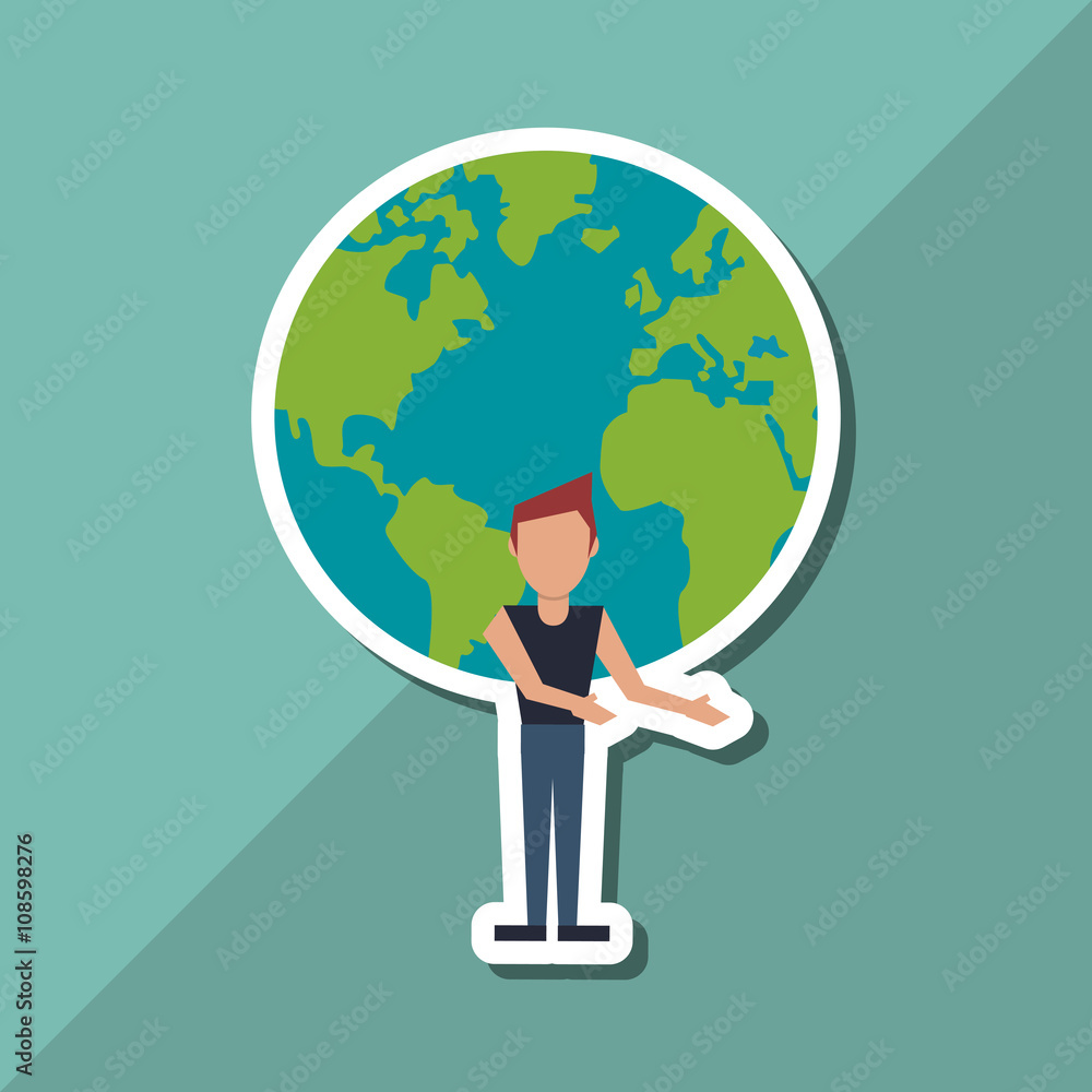 Social media graphic design, vector illustration