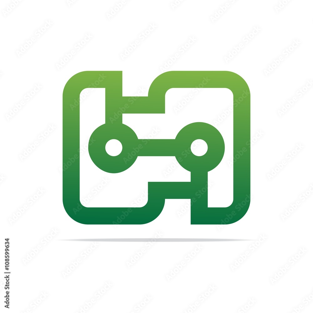 Logo Abstract Design Connect Infinity Circle letter Logo Abstract Design Connect Infinity Circle letter
