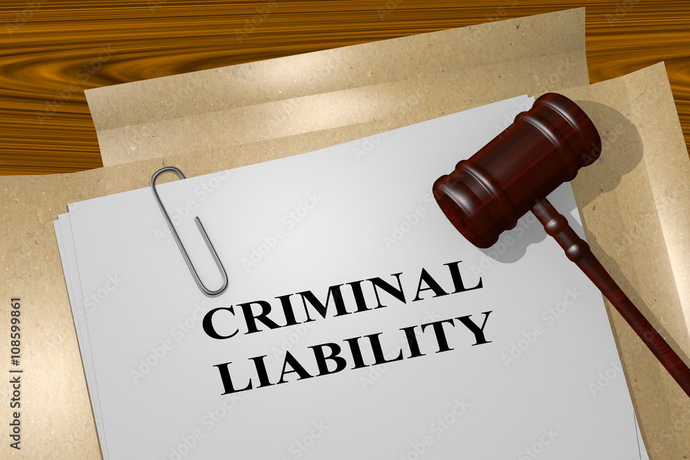 Criminal Liability legal concept