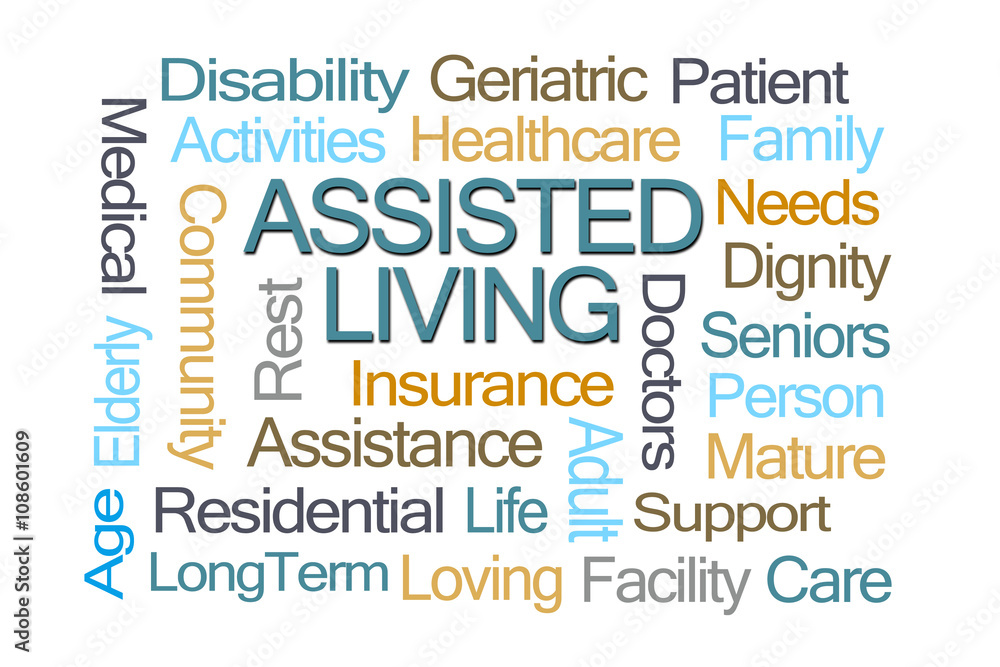 Assisted Living Word Cloud