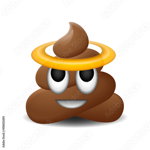 Emoji of holy shit with smiley face