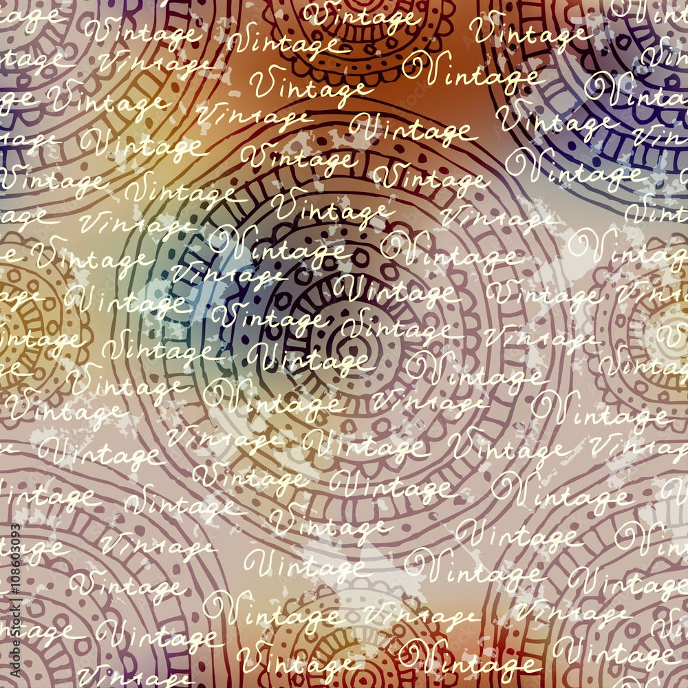 Fototapeta premium Vintage grunge pattern