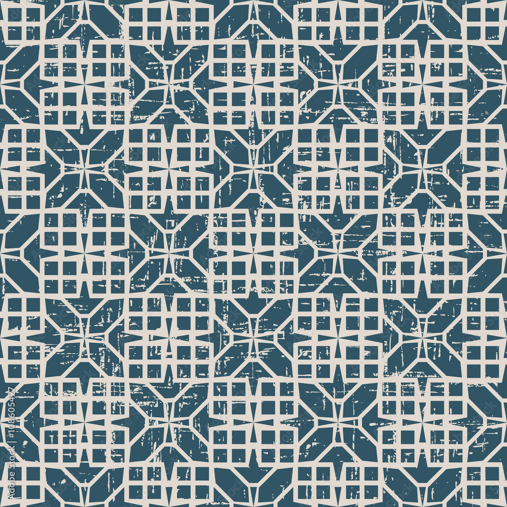 Seamless worn out antique background 143_square cross geometry Seamless worn out antique background 143_square cross geometry