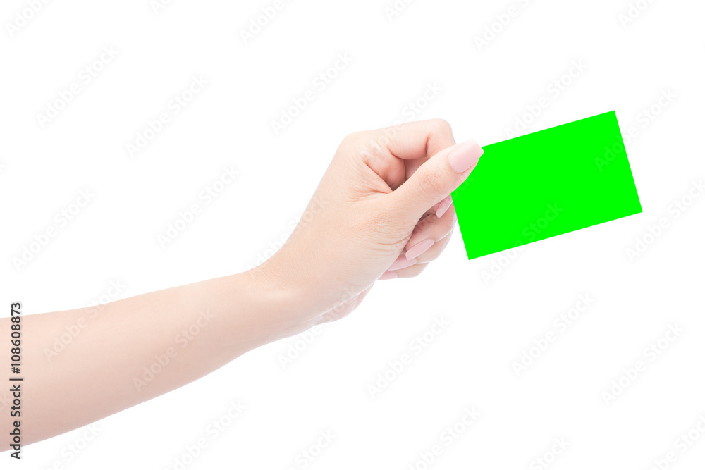 Hands hold business card,isolated Clipping path. Hands hold business card,isolated Clipping path.