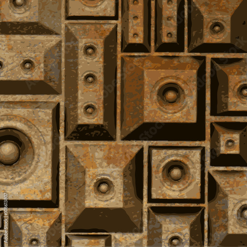 composition grunge old rusty speaker sound system