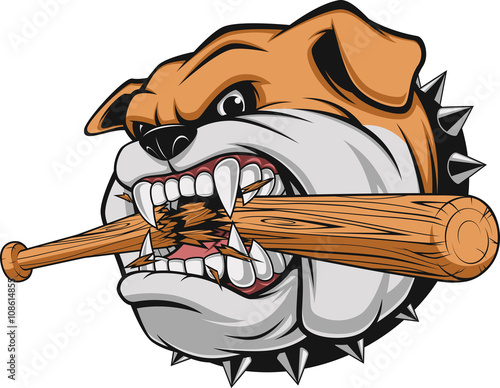 Ferocious Bulldog head