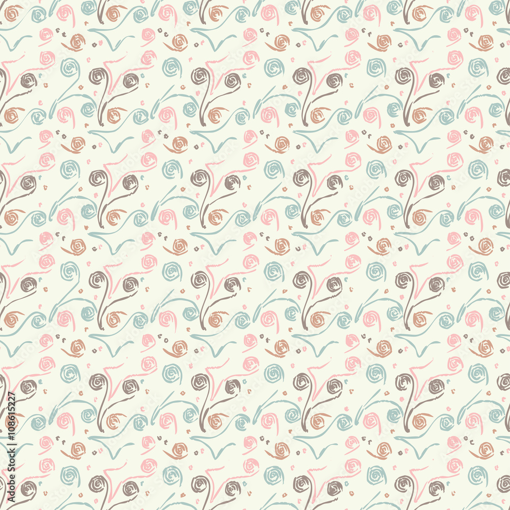 Fototapeta premium Ethnic boho seamless pattern. Print. Repeating background. Cloth design, wallpaper.