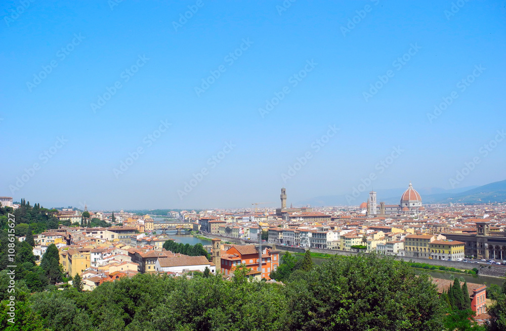 Cityscape of Florence.