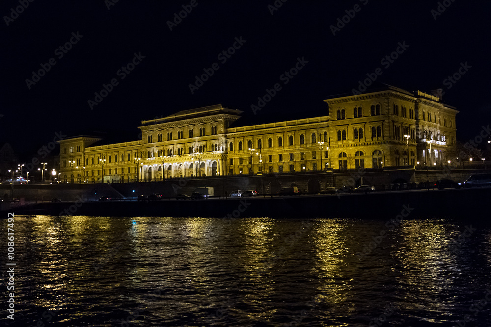 Fototapeta premium Corvinus University. Budapest, Hungary .