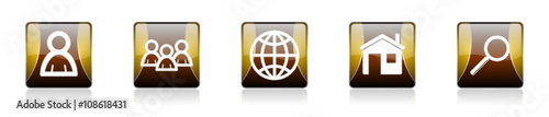internet vector icons set 