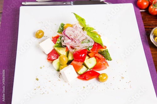 salad with feta