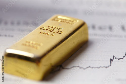 Foto gold bar concept