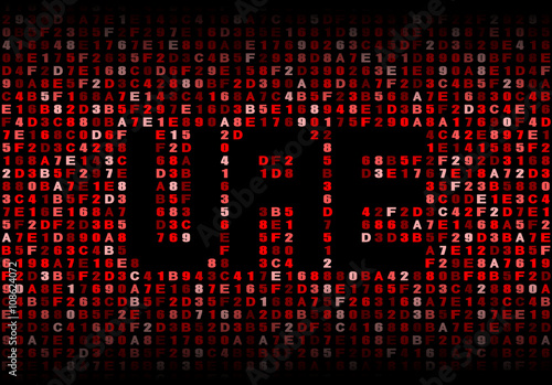 Wallpaper Mural UAE text on hex code illustration Torontodigital.ca