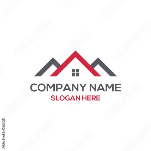 Home & Real Estate Logo Vector