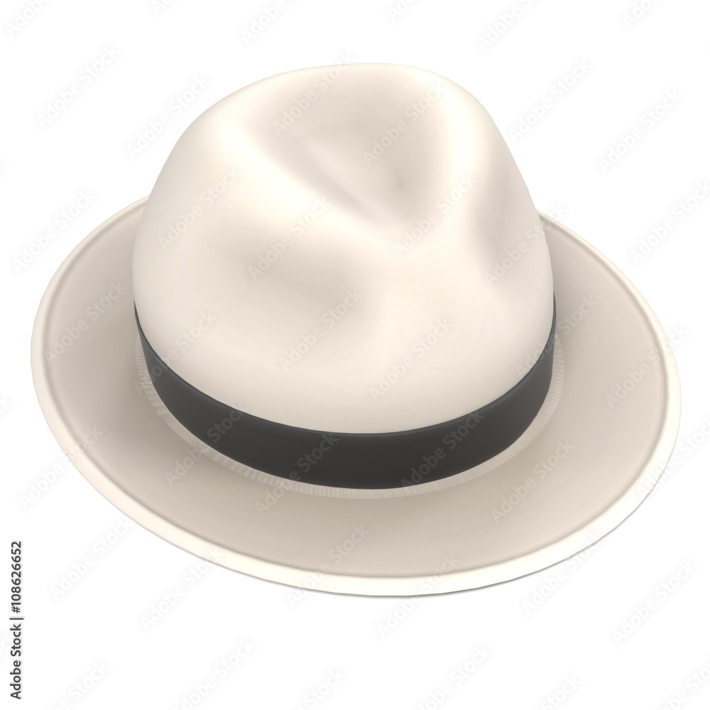 3d renderings of panama hat Stock Illustration | Adobe Stock