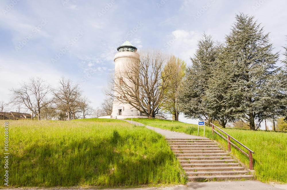 Basel, Wasserturm, Basel-Stadt, Stadt, Bruderholz, Spazierweg ...