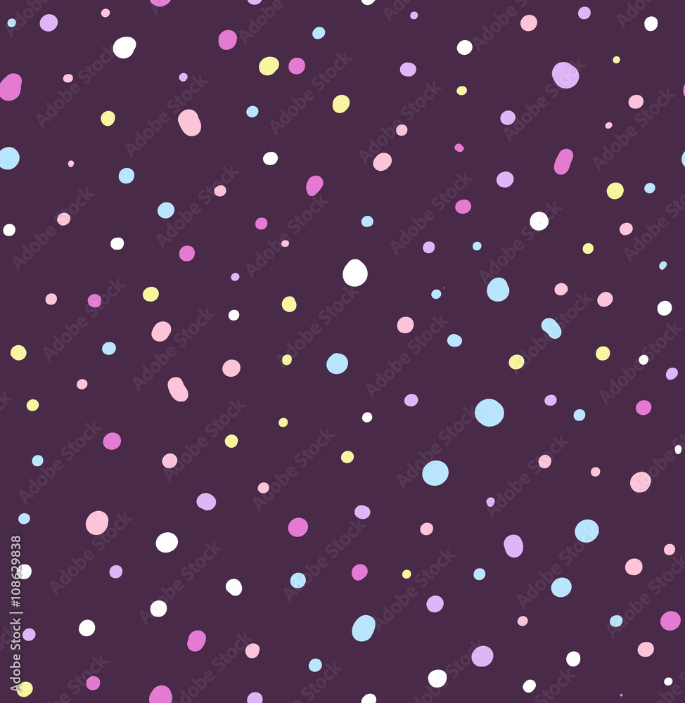 Night sky, hand drawn vector seamless pattern Night sky, hand drawn vector seamless pattern