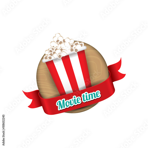 Realistic movie badge