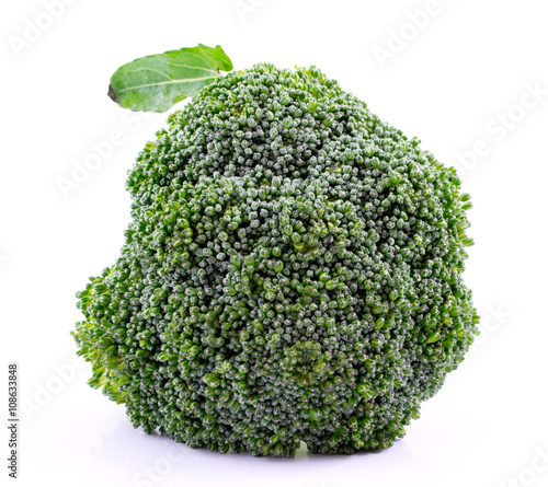 Broccoli on White Background