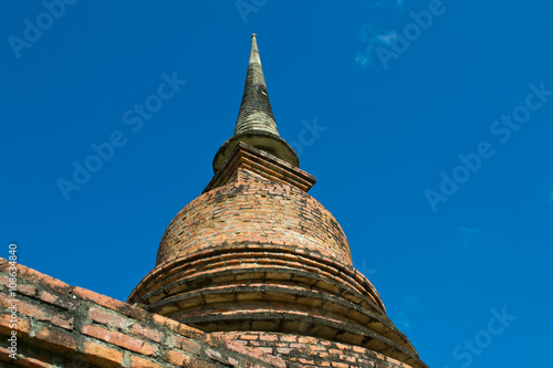 Ancient city in historic national park in Sukhothai province of