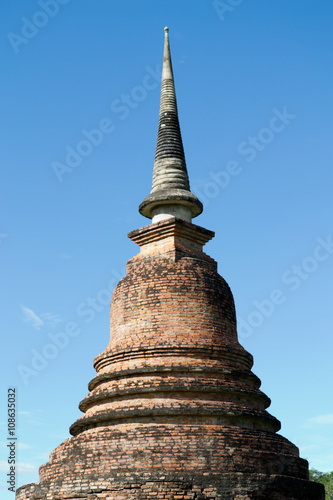 Ancient city in historic national park in Sukhothai province of