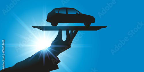 Plateau service - Voiture