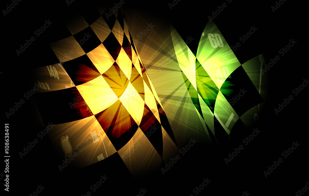 Racing square background, vector illustration abstraction in racing car ...