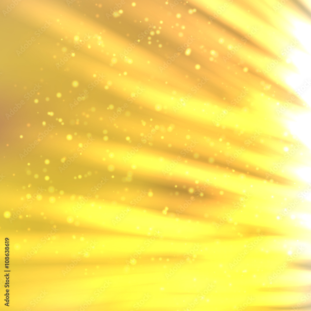 Obraz premium Fire lines with sparkles on blurred background