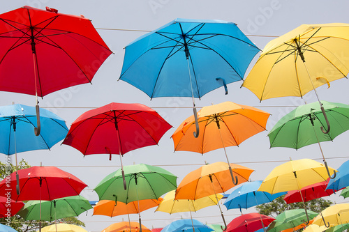 Colorful umbrellas © Dreamstudios