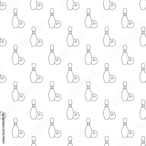 Bowling pattern seamless