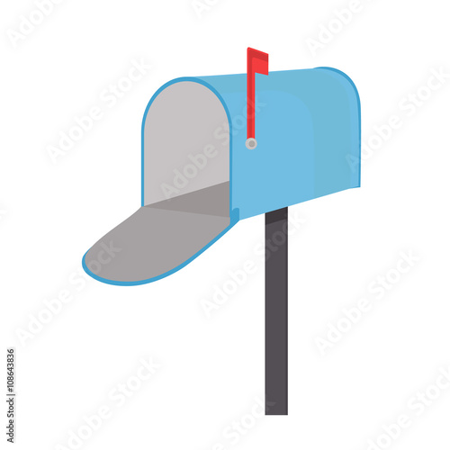 Empty mailbox vector