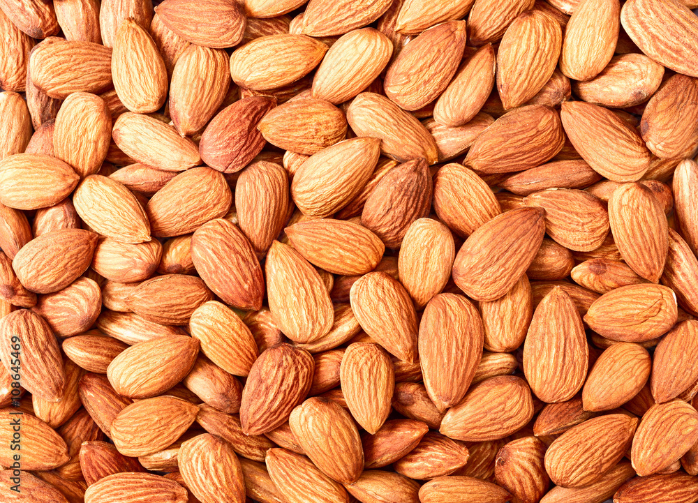 food background of dried almond food background of dried almond