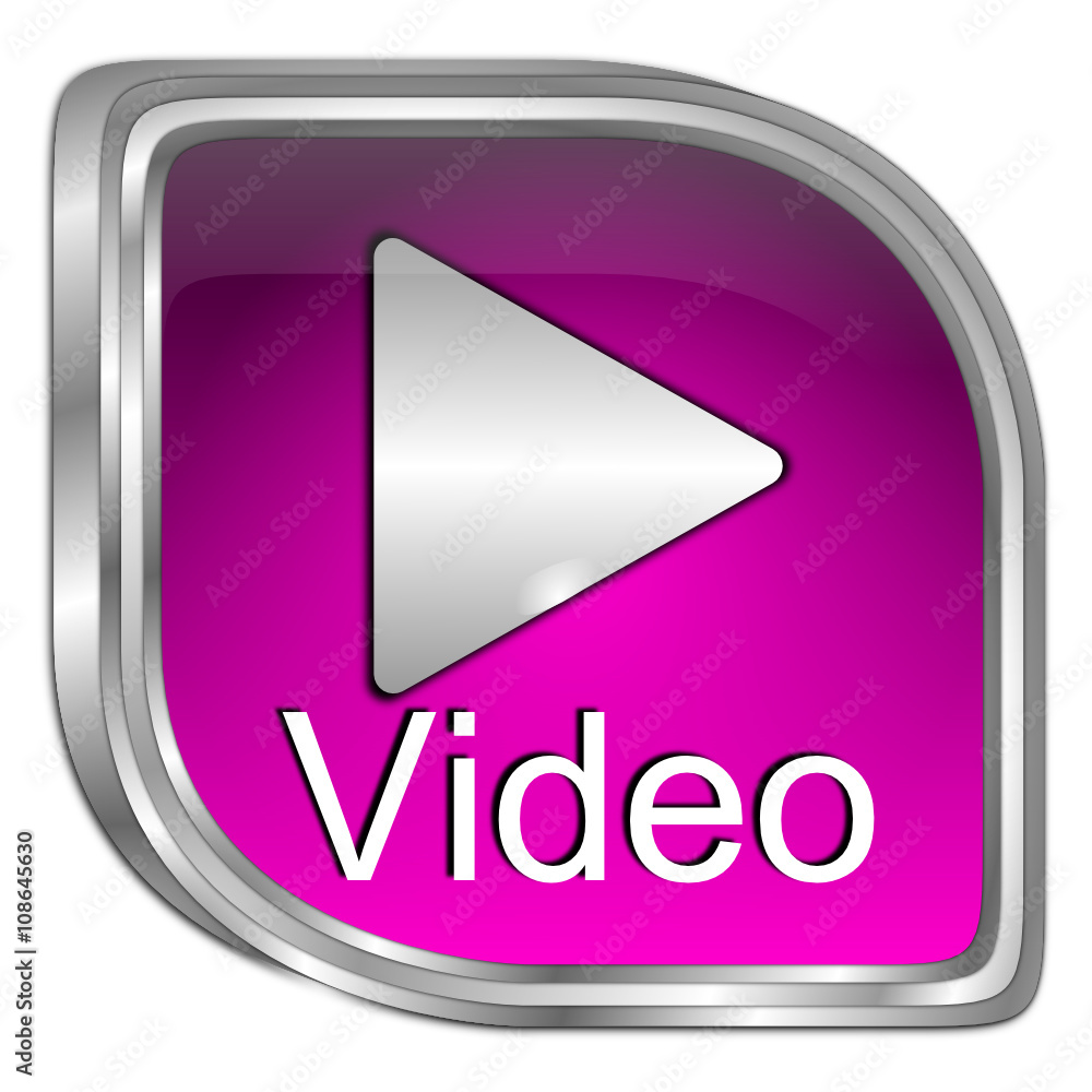Play Video Button - 3D illustration Play Video Button - 3D illustration