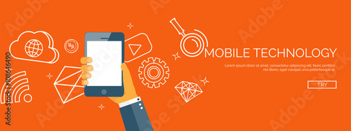 Vector illustration. Flat backgrounds set. Data transfer. Cloud computing, mobile technology. Internet, network.