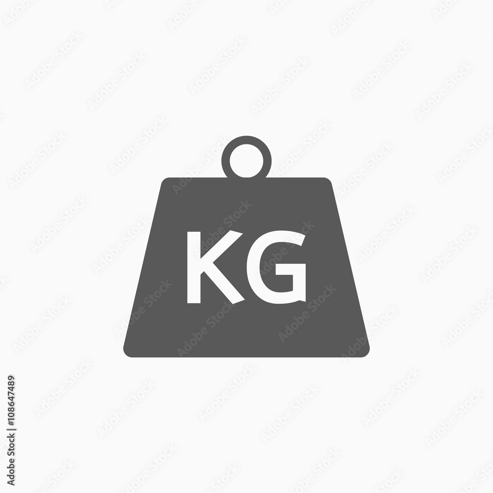 weight kilogram icon weight kilogram icon