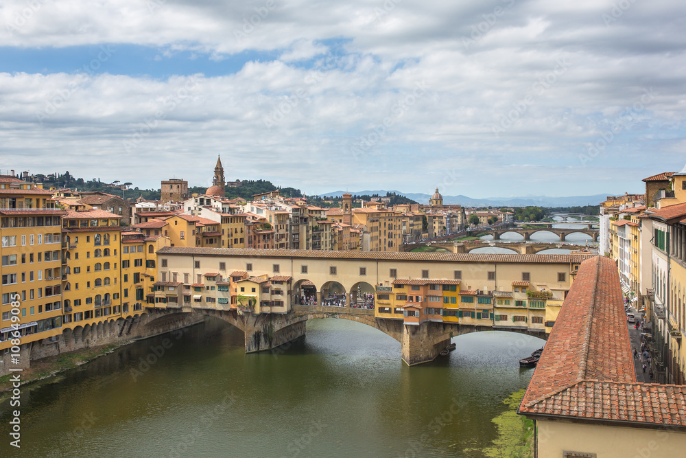 View of the beautiful city Florence 