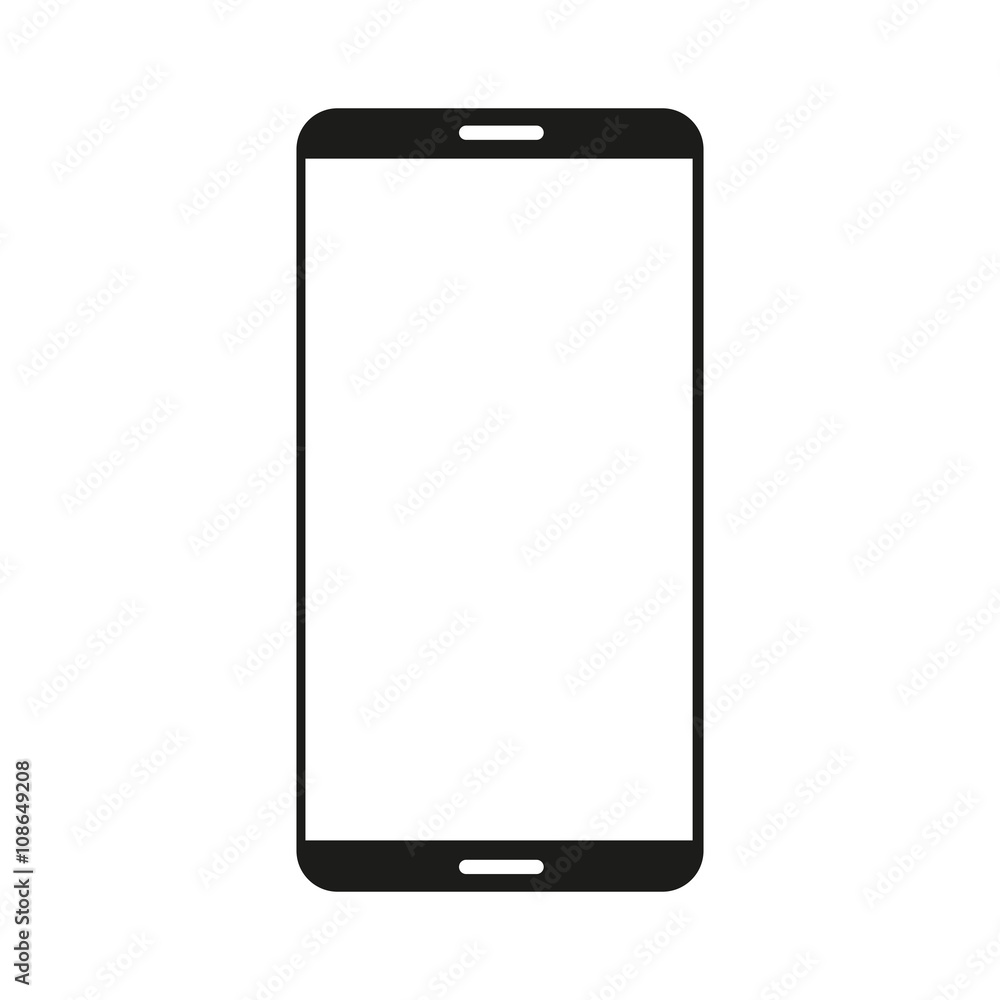Smartphone icon vector mockup Smartphone icon vector mockup