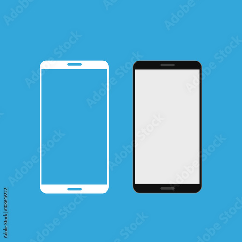 Smartphone icon vector mockup