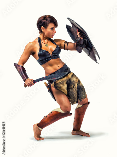 Ancient warrior woman.