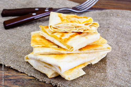Grilled Pita Bread with Cheese