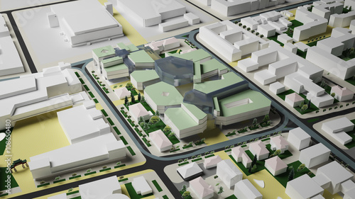 Residential Complex Irkutsk (3d rendering)