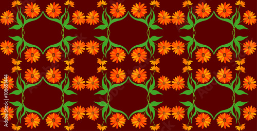 Flower Pattern
All elements are in separate layers color can be changed easily. 