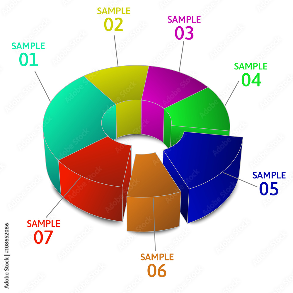 Colorful Business Pie Chart For Your Documents Reports And Presentations Stock Vector Adobe Stock 1648