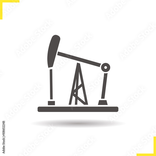 Oil pumpjack icon