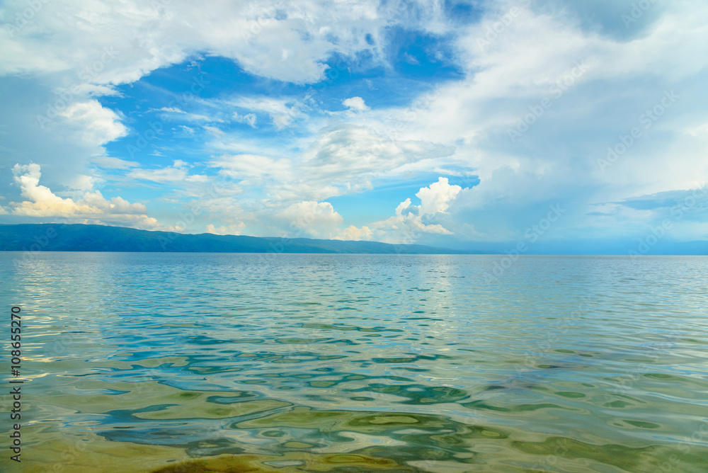 Obraz premium Poso lake. Indonesia