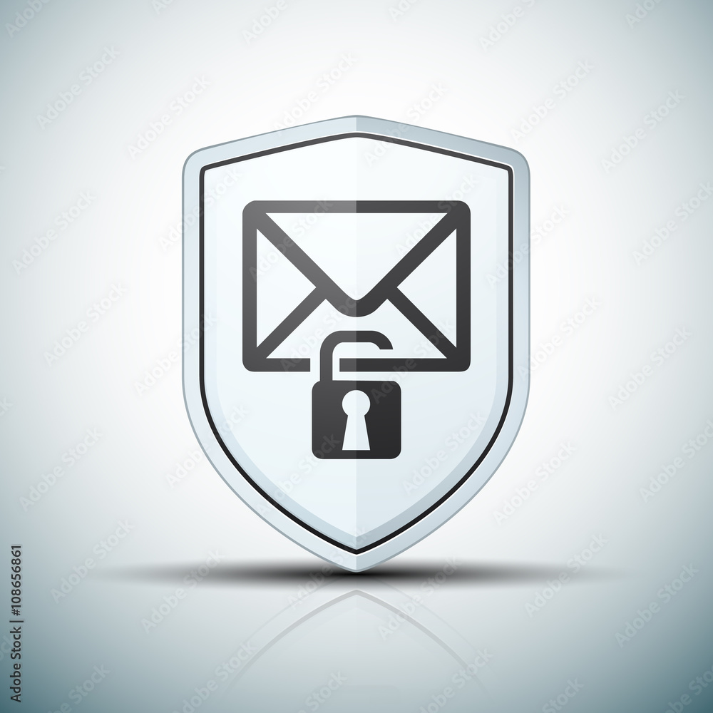 Message Encription Shield sign Message Encription Shield sign