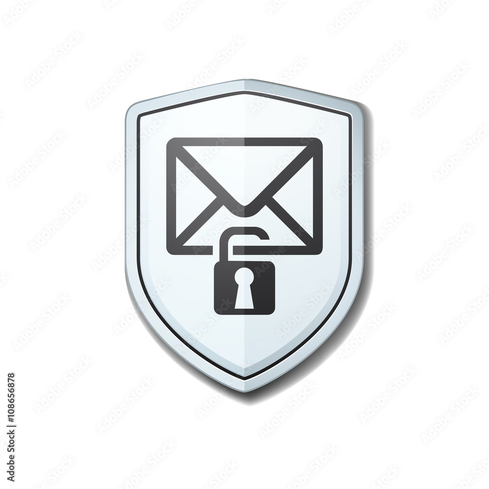 Message Encription Shield sign Message Encription Shield sign