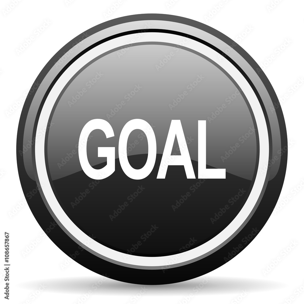 goal black circle glossy web icon goal black circle glossy web icon