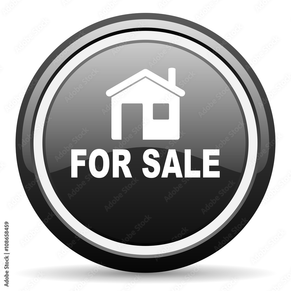 for sale black circle glossy web icon for sale black circle glossy web icon